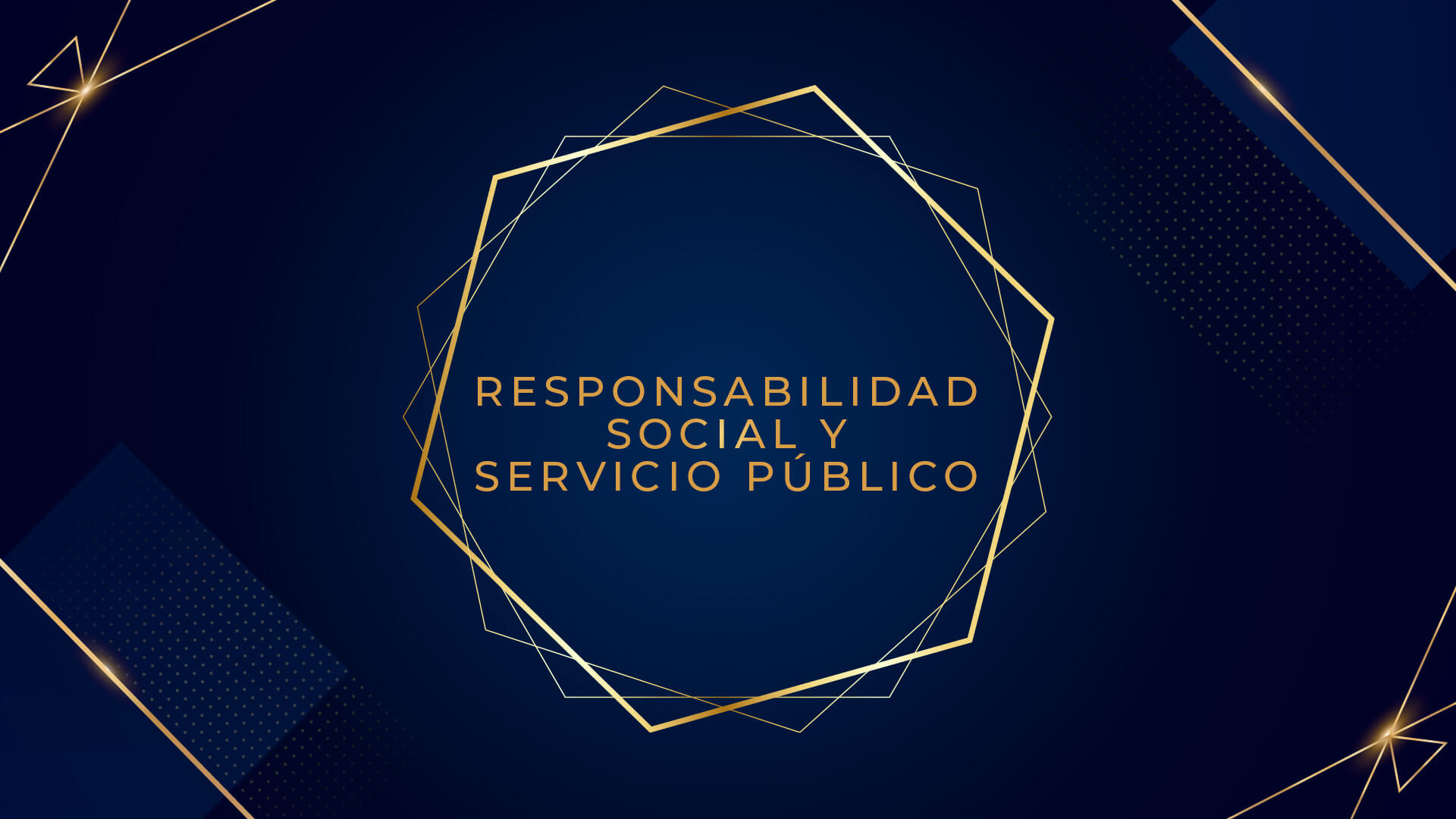 Responsabilidad Social y Servicio Público